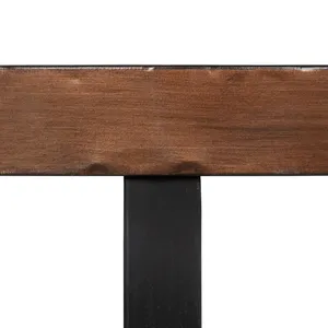Premium Coastal Iron Coffee Table with <b>Gold</b> <b>Frame</b> Removable Tabletop Round Shape for Living Room Indoor Use - Product Image 4