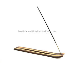 Handcrafted Wooden <b>Incense</b> <b>Stick</b> <b>Holder</b> Natural Wood Ash Catcher for Aromatherapy, Meditation, and Yoga by Artisan Craft - Product Image 3