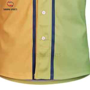 Maillot de baseball en polyester respirant style streetwear, design personnalisé tendance - Product Image 4