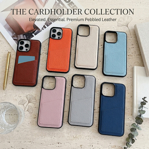 Étui de téléphone en cuir élégant avec porte-cartes pour iPhone 17 Air 16e 15 Pro Max - Product Image 4