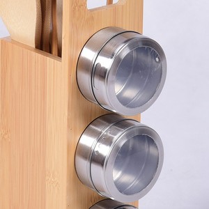 Estante Compacto de Bambú para Especias con Cajones Deslizantes, Venta al Por Mayor - Product Image 1
