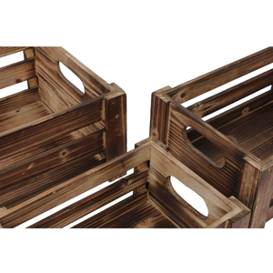 Wholesale Farmhouse Nesting Wooden <b>Kitchen</b> Storage <b>Basket</b> Storage <b>Baskets</b> for Pantry for Home Decor from Vietnam - Product Image 3