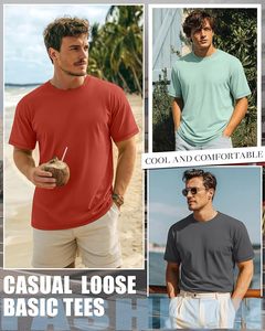 Camiseta de Algodón de Primera Calidad para Hombre, Tejido de Punto Suave, Transpirable, Ropa Casual de Moda, Estilo Urbano, Fabricante de Prendas - Product Image 6