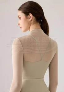 New Fashion Breathable Padded Bow Pilates Bra Backless Comfortable Gym Women Running Yoga Full Length High Front Spandex/Nylon - Product Image 6