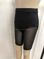 Shorts en maille polyester respirants et écologiques à taille haute Waseem Impex, coupe ajustée, pour enfants, entraînement de danse, extensibles