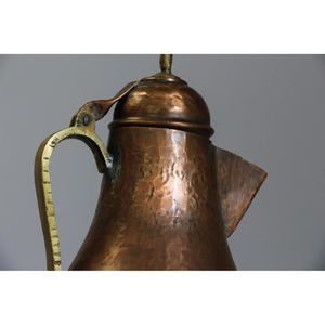 Modern Design Copper <b>Drinking</b> <b>Jug</b> With Handle Pure Copper Water Pitcher <b>Drinking</b> <b>Jug</b> for Home and Wedding Usage Handmade - Product Image 3