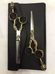 Fancy Handle Hair <b>Scissors</b> for Professional Hairdressing and Barbering Use Premium Collection Barber <b>Scissors</b> For Brands to Sell - Product Image 2