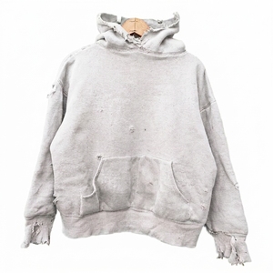 Sudadera con Capucha Personalizada para Hombre, Estilo Vintage, Lavado Ácido, Corte Regular, Bordado, 100% Algodón, Hombros Caídos - Product Image 3
