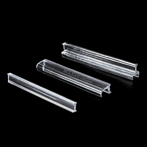 Perfiles de extrusión de grado de polímero virgen PETG, componentes de plástico rígido PET para equipos médicos, corte personalizable para el cuidado de la salud - Product Image 1