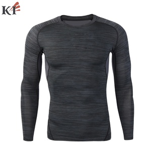 Haut de compression imprimé par transfert thermique personnalisé pour homme, manches longues, meilleure qualité, respirant, séchage rapide, 280g, service OEM - Product Image 2