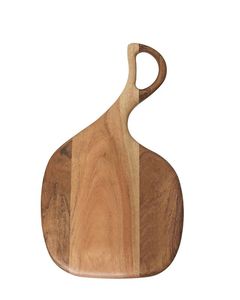 Rectangular <b>Wooden</b> Chopping <b>Block</b> With Light Wood Inlay Anti-Slip Surface Kitchen Minimalist Design Thick Cutting Chopping Board - Product Image 3