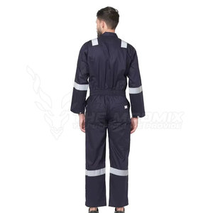 Overol de Trabajo para Trabajadores de la Construcción, Uniforme de Poliéster Transpirable, Tejido Resistente, Seguridad Industrial Duradera - Product Image 2