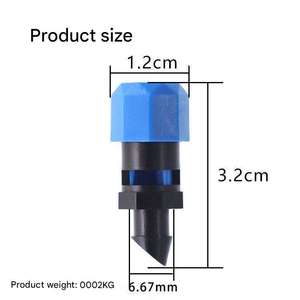 Emisor de Goteo Ajustable 0-260L/H, Cabezal de Rociado Ajustable, Microaspersor de Plástico para Riego por Goteo - Product Image 6