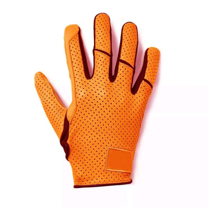 Gants de football américain professionnels personnalisables super adhérents avec fermeture auto-agrippante, excellente prise antidérapante, vente en gros - Product Image 5