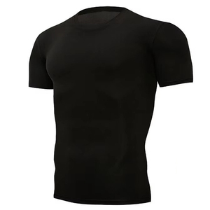 Ropa de Gimnasio Transpirable para Hombre, Camisetas de Compresión de Secado Rápido, Ropa Deportiva de Alta Elasticidad, Top para Correr que Absorbe la Humedad, Equipamiento Deportivo - Product Image 3