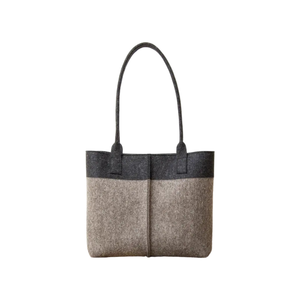 Sac fourre-tout en feutre sacs fourre-tout pour femmes avec deux couleurs pour les étudiants Logo personnalisé taille personnalisée du Vietnam prix bon marché - Product Image 2