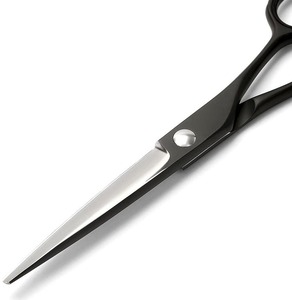 Tijeras de Peluquería Profesionales de Dos Tonos, Acero Inoxidable Afilado, Mango Negro, para Diestros, Ligeras, para Cortar el Cabello - Product Image 4