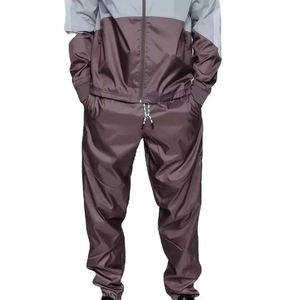 OEM Nylon Windbreaker Nylon Suit Sport Jacket Track Zip up <b>Wind</b> <b>Breaker</b> Street Wear Baggy Pants Customized Wholesale Men - Product Image 3