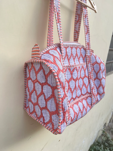 Wholesale Lightweight Quilted Bohemian Style Solid Color Tote Bag Large Capacity Cotton Shoulder Handbag Women All Seasons Open - Product Image 4