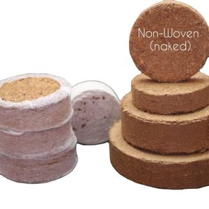 Pellets de turba de coco orgánica comprimida, discos de fibra de coco para semilleros y medios de cultivo para viveros. - Product Image 1