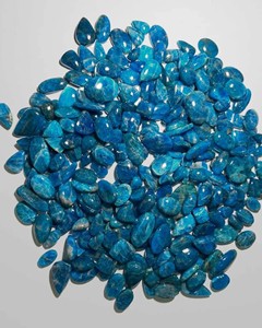 Lote de Cabujones de Apatita Azul Natural, Gemas Sueltas Pulimentadas, Formas Surtidas, para Fabricación de Joyería, Suministro al por Mayor - Product Image 2
