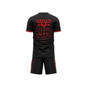 ชุดฟุตบอลสั่งทำพิเศษ พิมพ์ลายเสื้อแขนสั้น ป้องกันแบคทีเรีย สำหรับทีม - Product Image 3