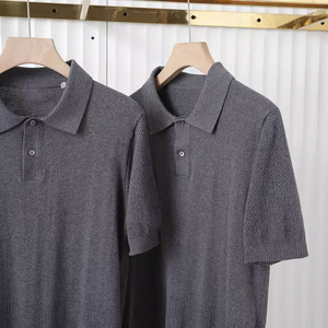 เสื้อโปโลสำหรับผู้ชายเสื้อคอตตอนสีพื้นแบบพรีเมี่ยมมาใหม่สีพิเศษ - Product Image 2