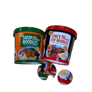 Nouilles instantanées épicées séchées Pan Mee halal fabriquées en Malaisie, faibles en glucides, cuites au four, 0% de matières grasses, cuisson en 5 minutes, prêtes à être expédiées - Product Image 4