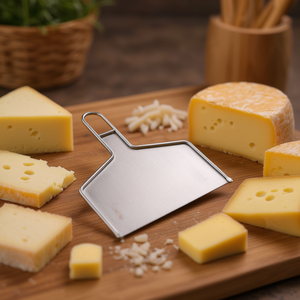 Coltello a filo in acciaio inossidabile per tagliare formaggio fresco, utensile resistente, lavabile solo a mano - Product Image 3