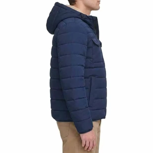 OEM Custom Logo Puffer Jacket Warm Quilted Construction Practical Everyday Apparel Garment Collection - Product Image 2