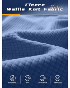 เสื้อฮู้ดผู้ชายแบบมีซิป ผ้าฟลีซบุซับในอุ่นสบาย แห้งเร็ว ระบายอากาศได้ดี คุณภาพสูง สีพื้น เหมาะสำหรับฤดูหนาว - Product Image 5