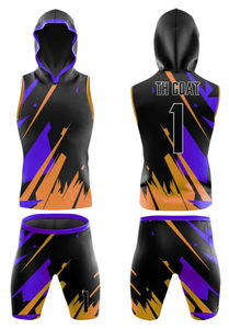 Uniforme de football américain respirant et personnalisable, grande taille, uniformes d'équipe 7V7 avec noms personnalisés - Product Image 4