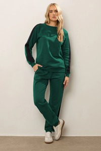 Pantalones Deportivos Rectos de Corte Regular para Mujer, de Algodón y Felpa, Cintura Media, Casuales, para Gimnasio, Transpirables, de Secado Rápido, con Cierre de Cordón - Product Image 5