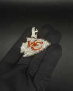 Custom <b>Initial</b> Logo Charm <b>Pendant</b> 925 Sterling <b>Silver</b> VVS Moissanite Hip Hop Style Men's Iced Name Gift - Product Image 3