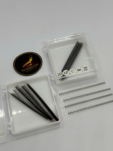 Extensiones de Pestañas Individuales Preformadas de Volumen Ultra Rápido 3D a 20D, Base Estrecha y Puntiaguda, 0.05 0.07, en Bandeja - Product Image 2