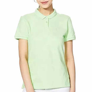 Camisetas de Mujer Nuevas, Modernas, Sólidas, Casuales, de Manga Corta, Tejidas, de Secado Rápido, Transpirables, Ecológicas, 100% Algodón - Product Image 1