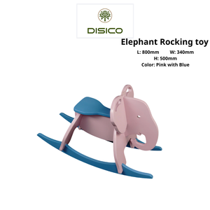 Muebles de Salón, Material Seguro y Duradero, Madera Contrachapada de Pino Americano con Bordes Lisos, Juguete de Madera para Niños con Forma de Elefante - Product Image 2