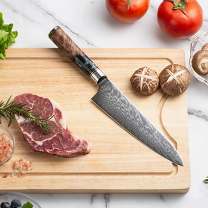 Cuchillo de Cocina Profesional LEGACY BLADES, Forjado a Mano en Acero de Damasco, Mango de Resina, Fabricante OEM, Marca Personalizada - Product Image 2