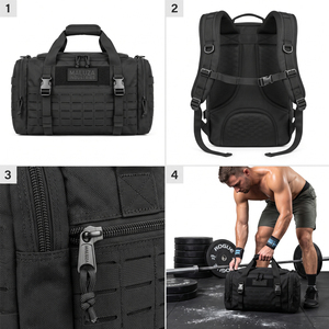 MALUZA INDUSTRIES Durable Oxford Cloth Mens Fitness Gym Dry Wet Separation Compartment Independent Shoe Custom Sports <b>Duffel</b> <b>Bag</b> - Product Image 5