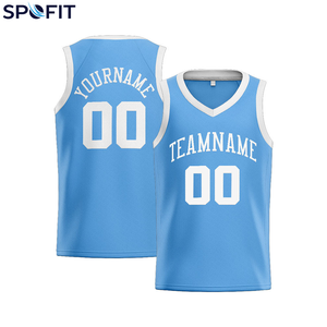 Camiseta de Baloncesto Personalizada al por Mayor, Reversible, Transpirable, Tallas Grandes, Colores y Logotipo Personalizados, Ropa Deportiva - Product Image 1