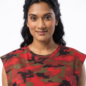 Comfortable Camouflage Nursing <b>Tops</b> Women Summer Breastfeeding Tank <b>Top</b> Maternity <b>Red</b> Camo Nursing Pregnancy Vest <b>Top</b> - Product Image 4