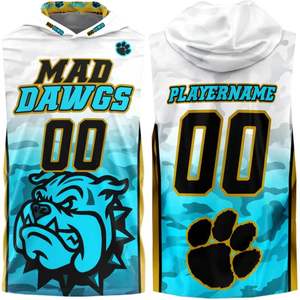 Uniformes de Fútbol Americano 7 contra 7 con Capucha y Ajuste Personalizado, Camisetas sin Mangas de Compresión para Hombre - Product Image 2