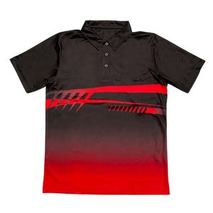 Polos de sport à col manches courtes et à séchage rapide pour hommes en coton mélangé haute performance imprimé par sublimation sur mesure - Product Image 3