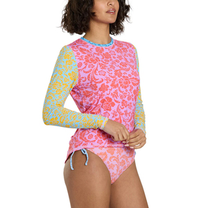 New Premium High Quality <b>Custom</b> Breathable Quick Dry Eco-Friendly <b>Compression</b> Rash Guard <b>Shirt</b> for Women with New <b>Design</b> - Product Image 5