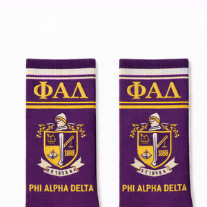 Calcetines Bordados de Alta Calidad con el Logotipo de la Fraternidad Griega para Organizaciones y Eventos Universitarios - Product Image 2