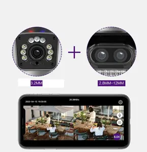 Sunivision CCTV segurança avançada câmera sistema Ao Ar Livre WIFI mini câmeras inteligentes Impermeável Dual Lens Color Night Vision