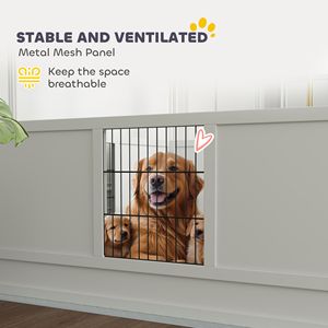 Cuccia per Cani Regolabile 244x119x48 cm con Design a Due Stanze, Tappetino Lavabile per Cani di Taglia Grande, Mobili per Animali Domestici - Product Image 4