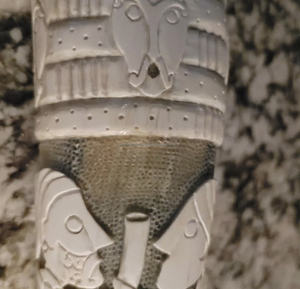 High Quality Carved Drinking Horn Best Quality Polished Technique Decoration Iron <b>Stand</b> Agate Handmade Natural Crafts for Sale - Product Image 2