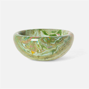 Handmade Resin <b>Bowl</b> Set Minimalist Design <b>Pink</b> Stackable Decorative <b>Bowls</b> for Home Use - Product Image 3