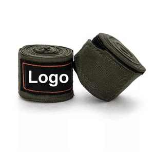 Vendas Elásticas Personalizadas para Boxeo, Longitudes de 3m y 5m, Mezcla de Algodón Ecológico para Entrenamiento en Gimnasio, Todas las Temporadas - Product Image 1